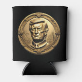 TRUMP CGI Collectible Gouden Art-Coin Doubloon Blikjeskoeler (Voorkant)
