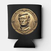 TRUMP CGI Collectible Gouden Art-Coin Doubloon Blikjeskoeler (Achterkant)