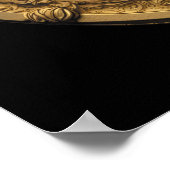 TRUMP CGI Collectible Gouden Art-Coin Doubloon Poster (Hoek)