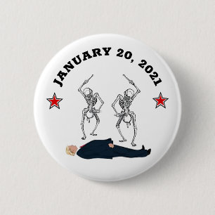 Trump Chairman: 20 jan. 2017 — 20 jan. 2021 Ronde Button 5,7 Cm