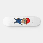 Trump chibi skateboard (Horizontaal)