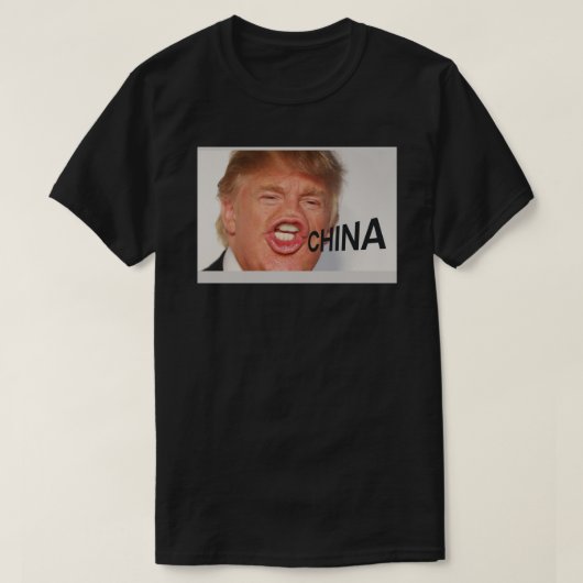 Trump China Masker T-shirt (Design voorkant)