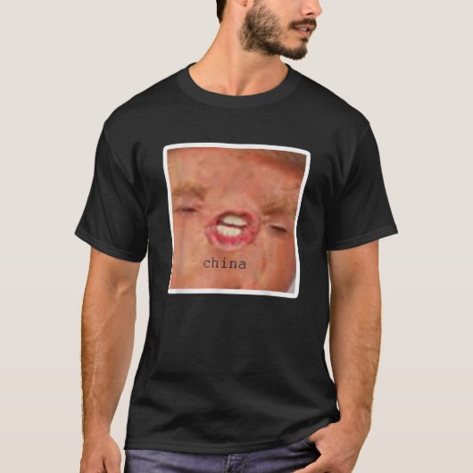 Trump China Shirt Meme T Shirt (Voorkant)