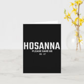 Trump Christelijke 86 47 Hosanna Kaart (Gele Bloem)