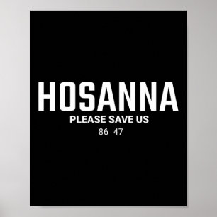 Trump Christelijke 86 47 Hosanna Poster