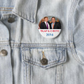 Trump & Christie 2016 Button (In situ)