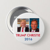 Trump & Christie 3 Inch Jugate Button (Voorkant /achterkant)