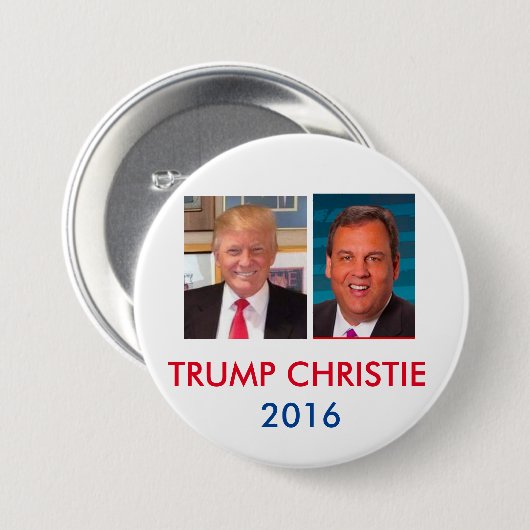 Trump & Christie 3 Inch Jugate Button (Voorkant /achterkant)