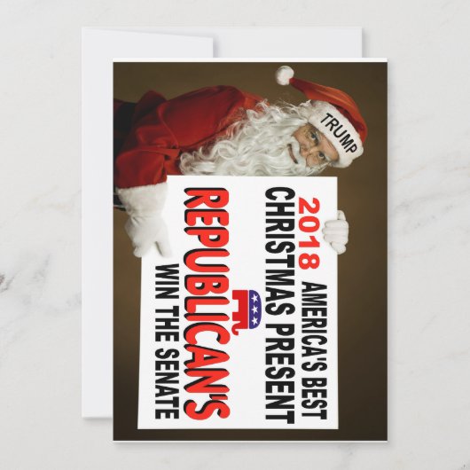 TRUMP CHRISTMAS CARD FEESTDAGENKAART (Voorkant)