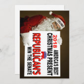 TRUMP CHRISTMAS CARD FEESTDAGENKAART (Voorkant / Achterkant)