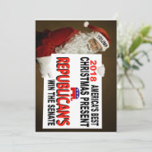 TRUMP CHRISTMAS CARD FEESTDAGENKAART (Staand voorkant)