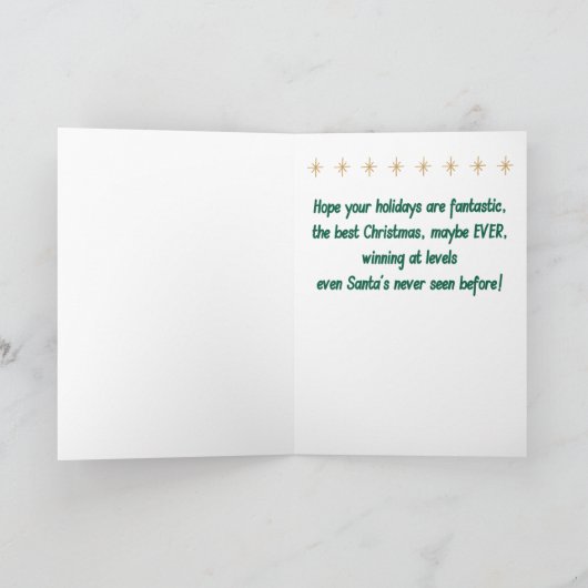 Trump Christmas Card | Snowman Trump Kaart (Binnen)