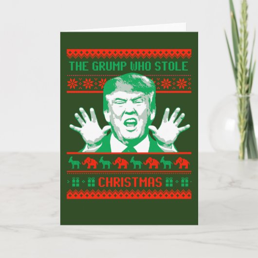Trump Christmas - De Trump die Kerstmis heeft gest Feestdagen Kaart (Voorkant)