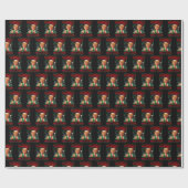 Trump Christmas Gift Wrap, Donald Trump Christmas Cadeaupapier (Vlak)