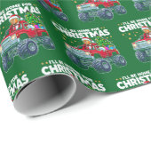 Trump Christmas | Ik ben thuis voor de groene kers Cadeaupapier (Rol Hoek)