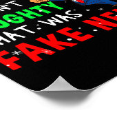 Trump Christmas Pajamas Shirt Dear Santa Poster (Hoek)