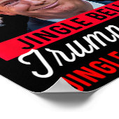 Trump Christmas Shirt Jingle Bells Funny Trump hee Poster (Hoek)
