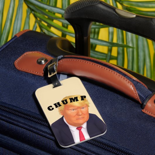 Trump/Chump Bagage Tas Bagagelabel (Voorkant Insitu 1)