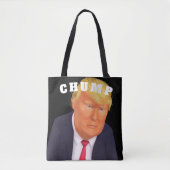 Trump/Chump Boodschappentas Tote Bag (Voorkant)