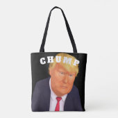 Trump/Chump Boodschappentas Tote Bag (Achterkant)