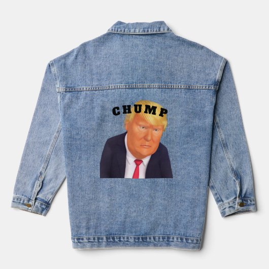 Trump/Chump Denim Jacket (Achterkant)