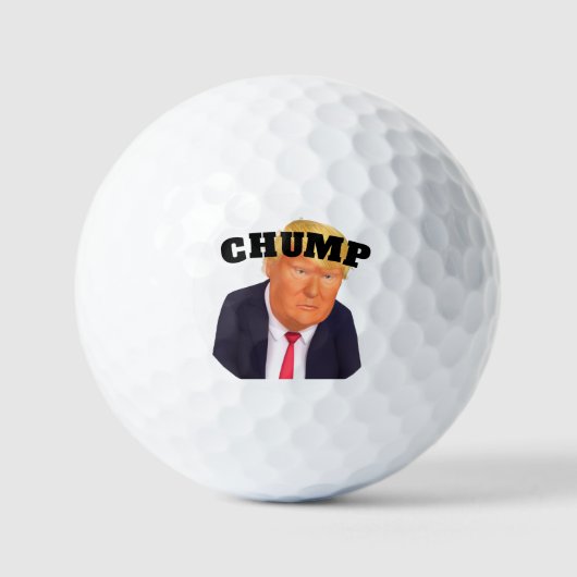Trump/Chump Golf Balls Golfballen (Voorkant)
