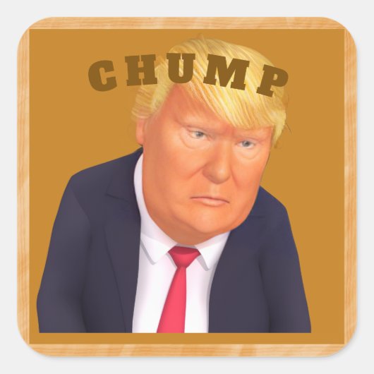 Trump/Chump Sticker (Voorkant)