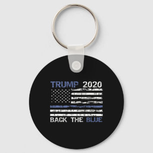 Trump Ck The Blue Dunne Blauwe Lijn Politie Onders Sleutelhanger