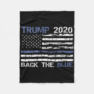 Trump Ck The Blue Thin Blue Line Politie Ondersteu Fleece Deken