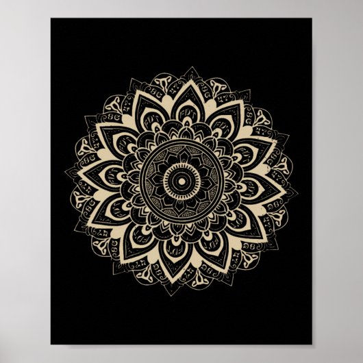 Trump Clic Mandala Style 86 47 Subtle Resist 8647 Poster (Voorkant)