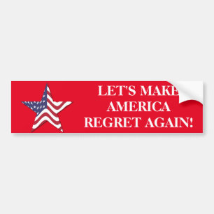 TRUMP CLINTON BUMPERSTICKER