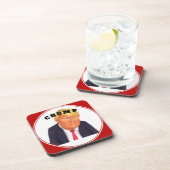 Trump/Clown Drinkviltje Bier Onderzetter (Rechterzijde)