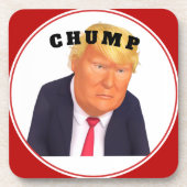 Trump/Clown Drinkviltje Bier Onderzetter (Voorkant)