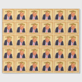 Trump/Clown Inpakpapier (Vlak)
