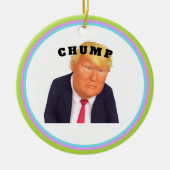 Trump/Clown Keramische Versiering Keramisch Ornament (Voorkant)