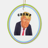 Trump/Clown Keramische Versiering Keramisch Ornament (Links)