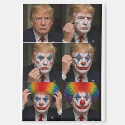 Trump Clown Magneet (Voorkant)