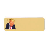 Trump/Clown Retouradreslabel Etiket (Voorkant)