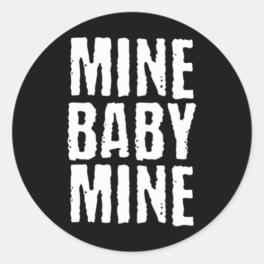 Trump Coal Mining Ba Ronde Sticker (Voorkant)