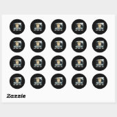 Trump Coalminer Dig Ba Ronde Sticker (Vel)