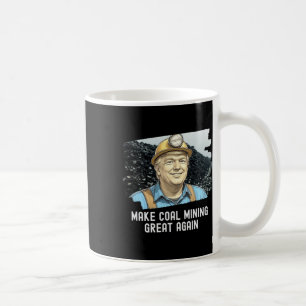 Trump Coalminer maakt steenkoolwinning weer geweld Koffiemok