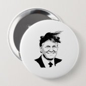 Trump Comb Ronde Button 4,0 Cm (Voorkant /achterkant)