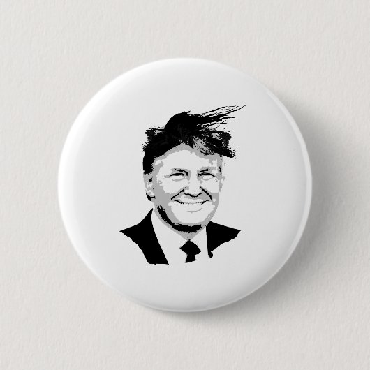 Trump Comb Ronde Button 5,7 Cm (Voorkant)