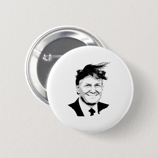 Trump Comb Ronde Button 5,7 Cm (Voorkant /achterkant)
