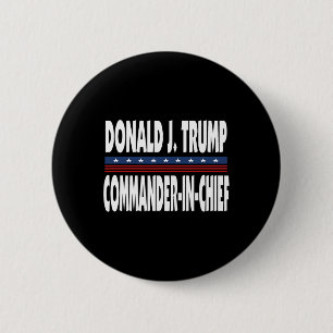 Trump Commandant-in-opperbevelhebber President Rep Ronde Button 5,7 Cm
