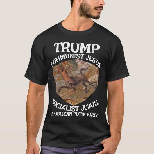 Trump Communist Socialist Judas Jesus Muslim T-shirt (Voorkant)