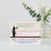 Trump-congres Mueller-rapport over gerechtigheid a Briefkaart (Staand voorkant)