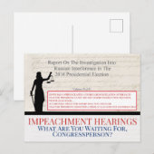 Trump-congres Mueller-rapport over gerechtigheid a Briefkaart (Voorkant / Achterkant)