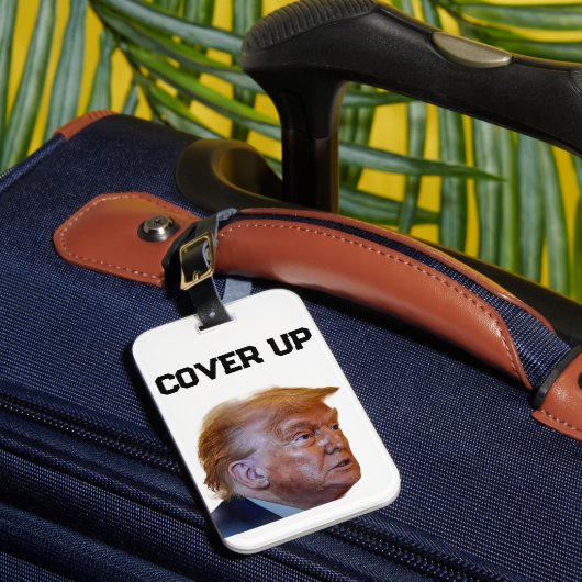 Trump Cover Up Bagage Label (Voorkant Insitu 1)