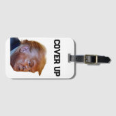 Trump Cover Up Bagage Label (Voorkant (horizontaal))